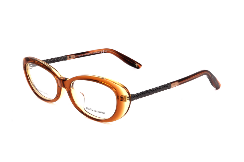 Okulary BOTTEGA VENETA BV603F4EM. Okulary, Kolor żółty brązowy havana. Kobieta.