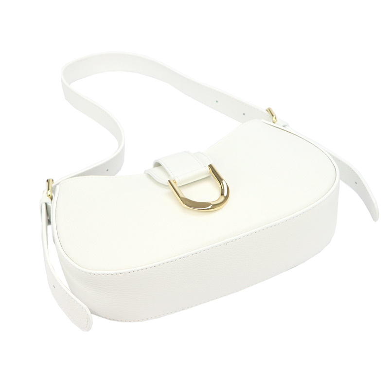 Vera Pelle damska listonoszka z kieszenią torebka na ramię skóra naturalna