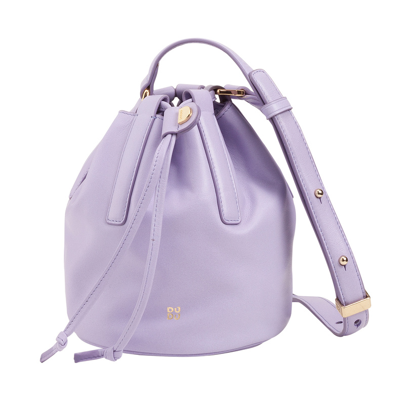 DUDU Worek skórzana torebka damska listonoszka z wyjmowanym etui na ramię