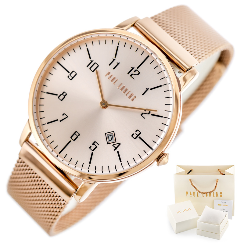 ZEGAREK DAMSKI PAUL LORENS - PL11503B-4D2 (zg510e) + BOX