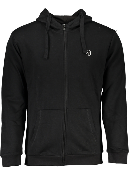 CZARNA BLUZA MĘSKA Z ZAMKIEM SERGIO TACCHINI