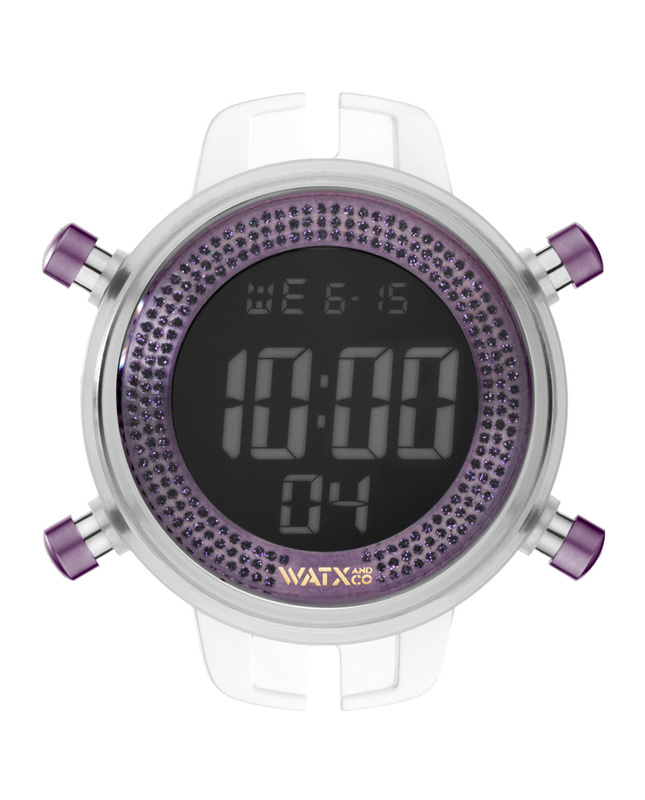 Zegarek WATXANDCO RWA1057. Pudełko, Kolor liliowy. Kobieta.