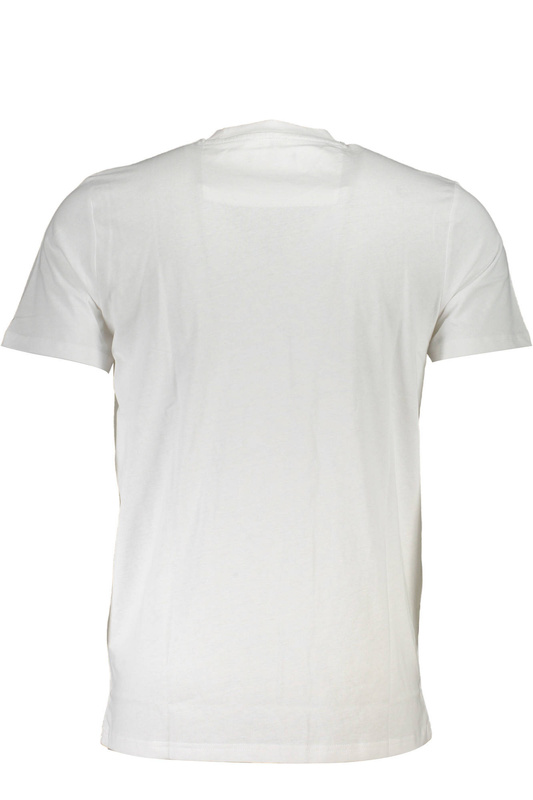 T-SHIRT MĘSKI Z KRÓTKIM RĘKAWEM KLASY CAVALLI BIAŁY