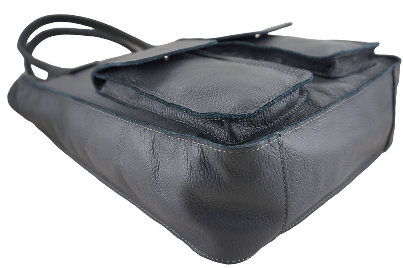 Torby shopper bag do pracy - Szare ciemne 