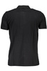 GIAN MARCO VENTURI M�SKA KOSZULKA POLO Z KR�TKIM R�KAWEM W KOLORZE CZARNYM