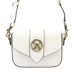 Luka damska listonoszka skóra naturalna torebka przez ramię z klapą