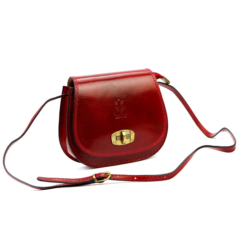 Gregorio Klasyczna damska listonoszka skóra naturalna torebka na ramię