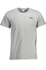 TOMMY HILFIGER T-SHIRT MĘSKI Z KRÓTKIM RĘKAWEM SZARY