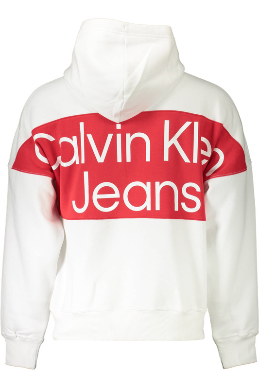 CALVIN KLEIN BIAŁA BLUZA MĘSKA BEZ ZAMKA