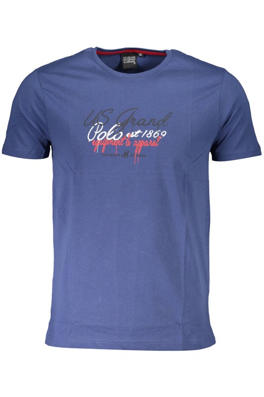 T-SHIRT POLO US GRAND KRÓTKI RĘKAW MĘSKI NIEBIESKI