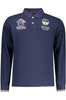 NORTH SAILS M�SKA KOSZULKA POLO Z D�UGIM R�KAWEM, NIEBIESKA