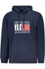 TOMMY HILFIGER MĘSKA NIEBIESKA BLUZA Z ROZPIĘCIEM
