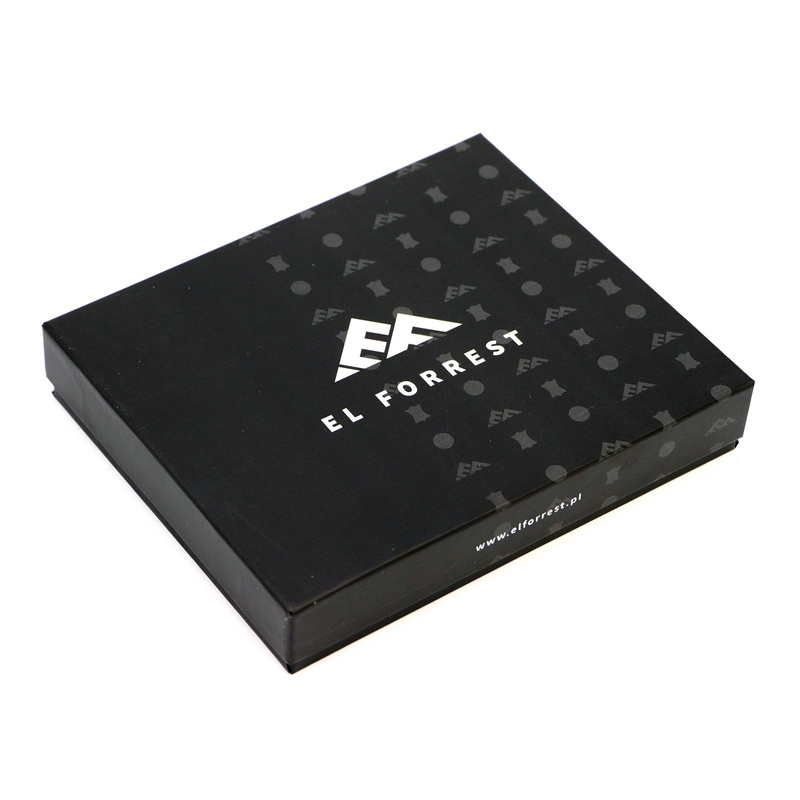 EL FORREST damska portmonetka skóra naturalna mały portfel system RFID