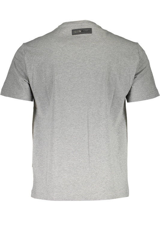 T-SHIRT MĘSKI Z KRÓTKIM RĘKAWEM PLEIN SPORT SZARY