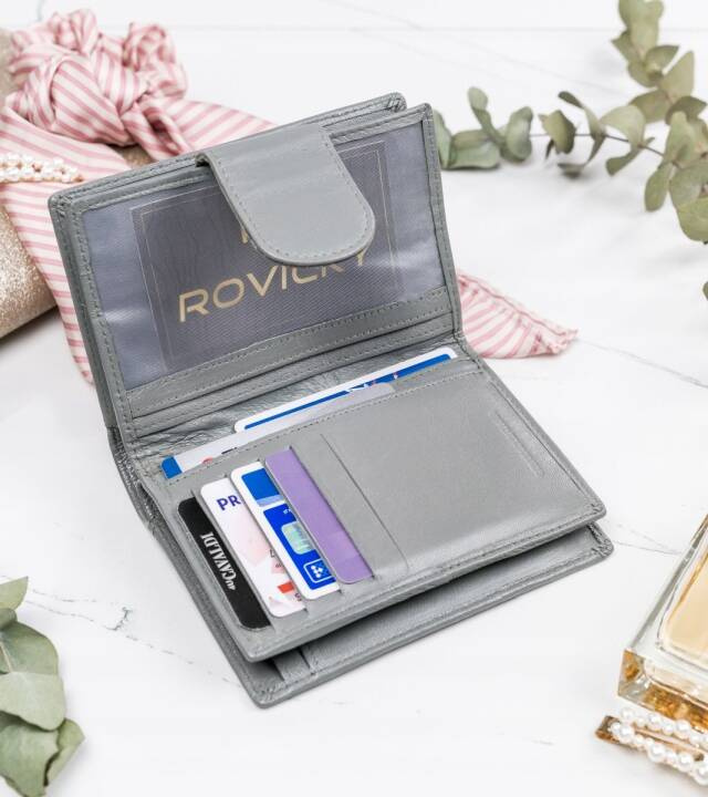 Stylowy Portfel damski skórzany z RFID od Cavaldi
