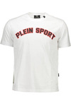 T-SHIRT M�SKI Z KR�TKIM R�KAWEM PLEIN SPORT BIA�Y