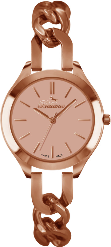 Zegarek BELLEVUE A06. Kwarcowy, Kolor ROSE. Kobieta.