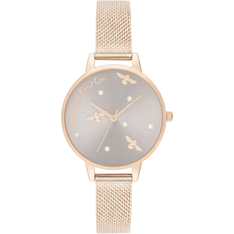 Zegarek OLIVIA BURTON OB16PQ04. Kwarcowy, Kolor szary. Kobieta.