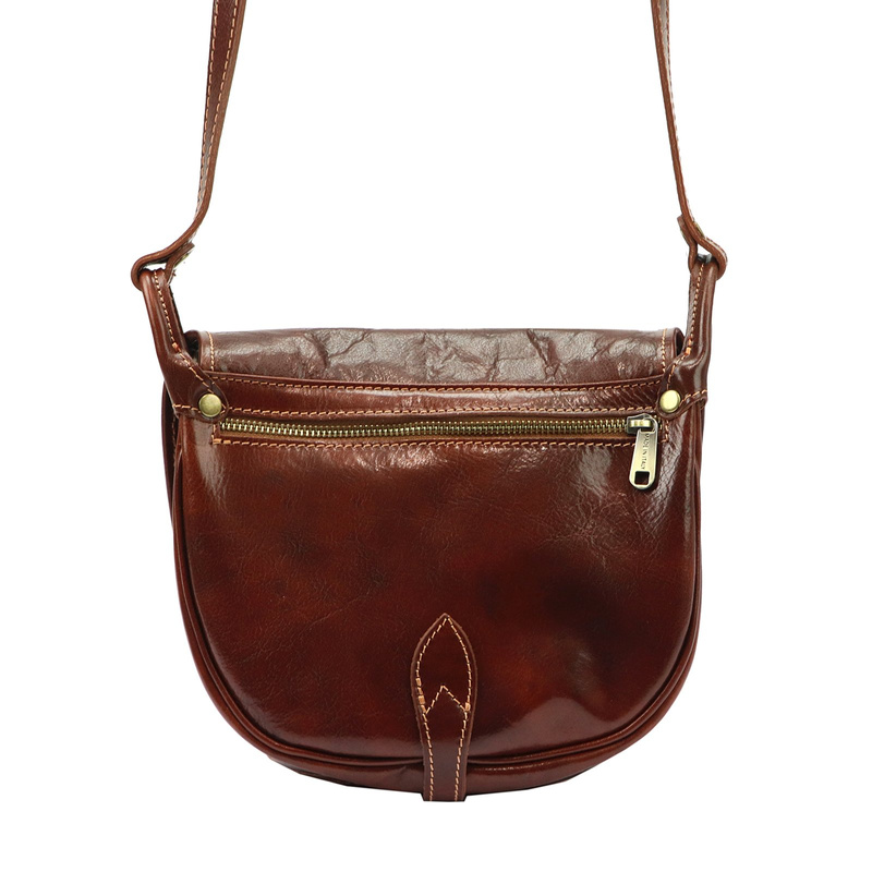 Florence damska listonoszka skóra naturalna torebka na ramię klapa magnes