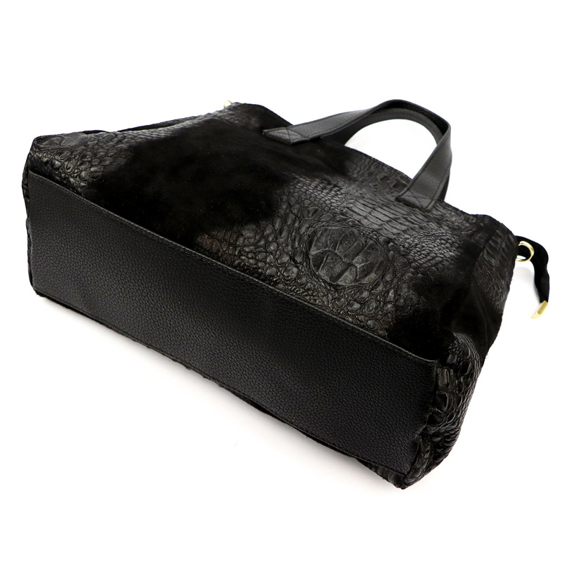 Damska torebka ze skóry naturalnej Luka 26-034 CROCO