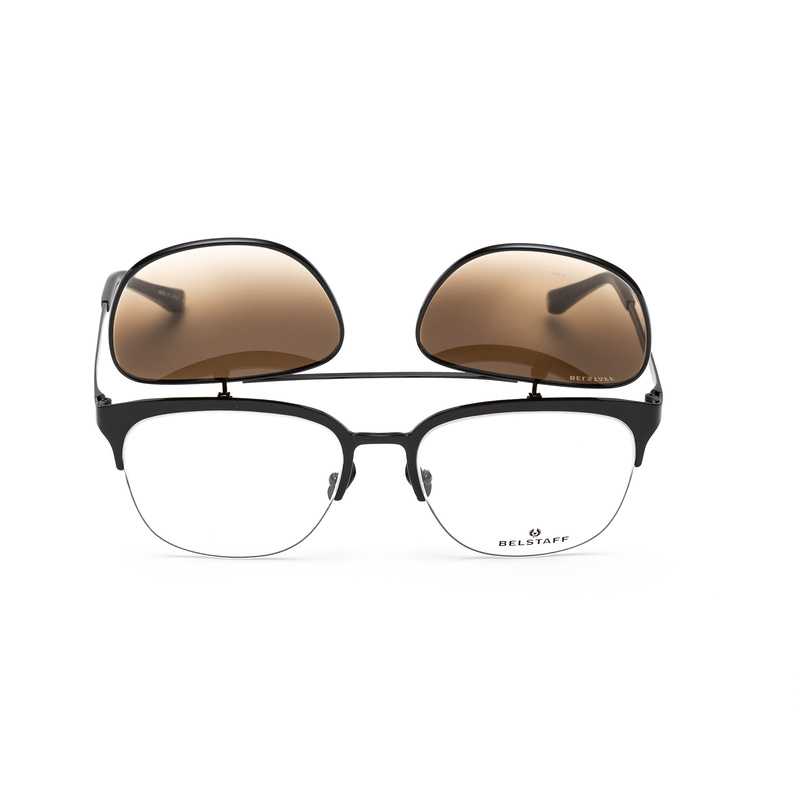 Okulary BELSTAFF HATCHERNEGROW. VIEW + CLIP-ON, Kolor czarny. Kobieta.