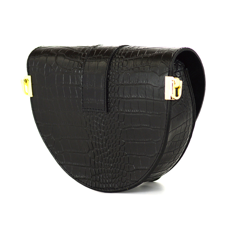 Luka damska listonoszka mała torebka przez ramię skóra naturalna 