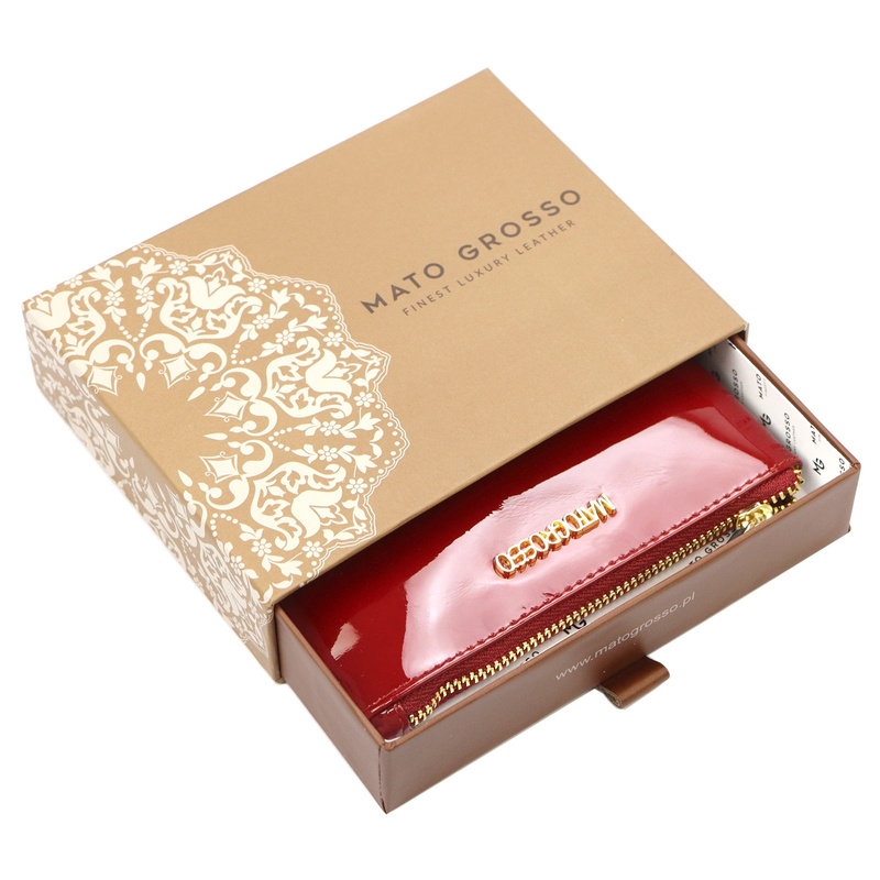 Mato Grosso damskie etui na klucze skóra naturalna portmonetka RFID