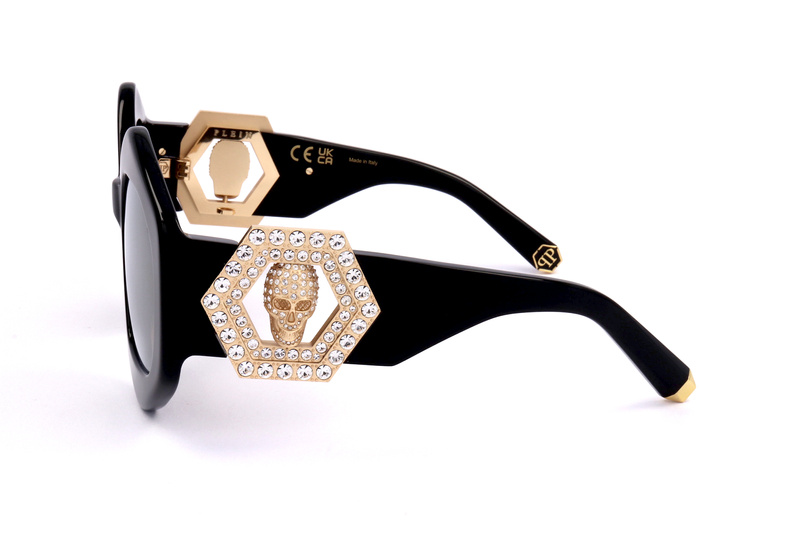 Okulary PHILIPP PLEIN SPP102S-700G. Okulary przeciwsłoneczne, Kolor złoty. Kobieta.