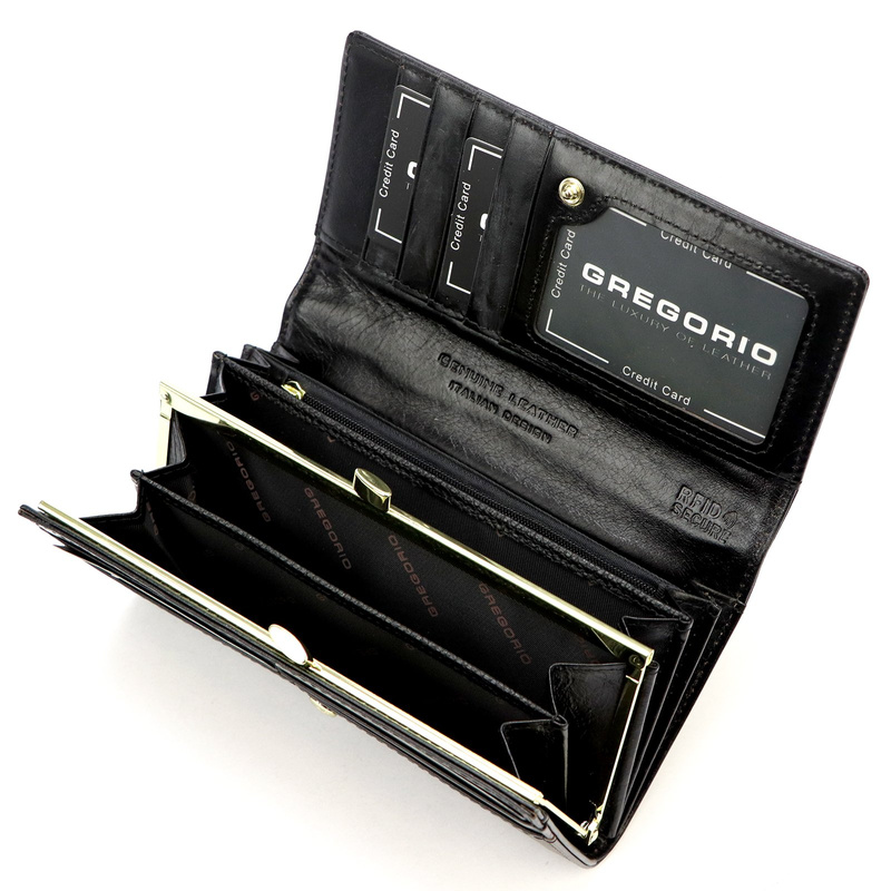 Skórzany damski portfel Gregorio IT-100