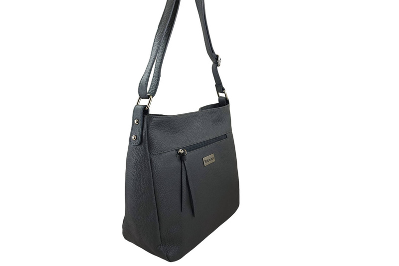 Torebka codzienna skórzana damska - Brązowa jasna