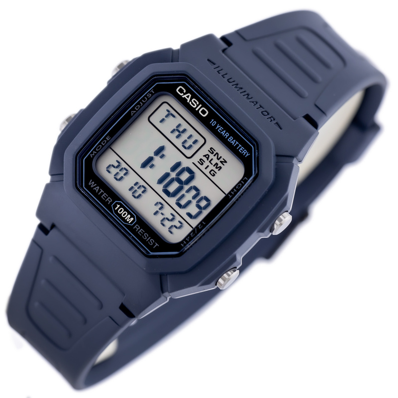 ZEGAREK MĘSKI CASIO W-800H-1BVES KLASYKA + BOX