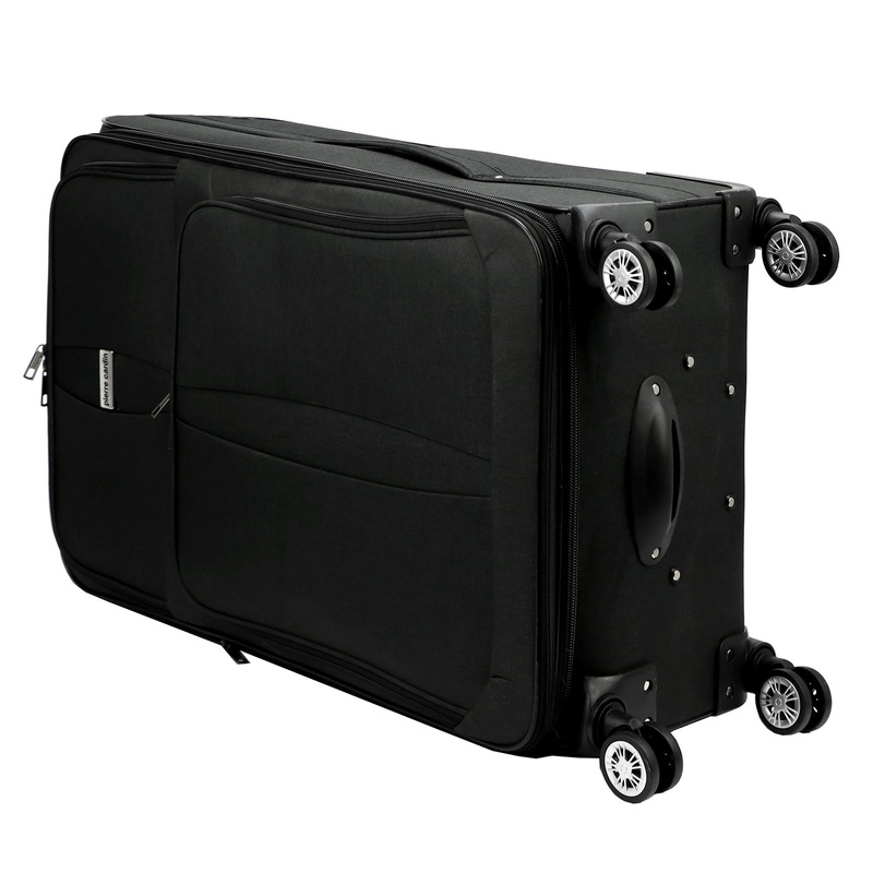 Pierre Cardin zestaw trzech walizek podróżnych na kółkach z zamkiem na kod