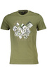 CAVALLI CLASS T-SHIRT Z KRÓTKIM RĘKAWEM MĘSKI ZIELONY