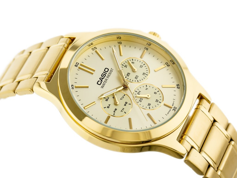 ZEGAREK MĘSKI CASIO MTP-V300G-9AUDF (zd091c) + BOX