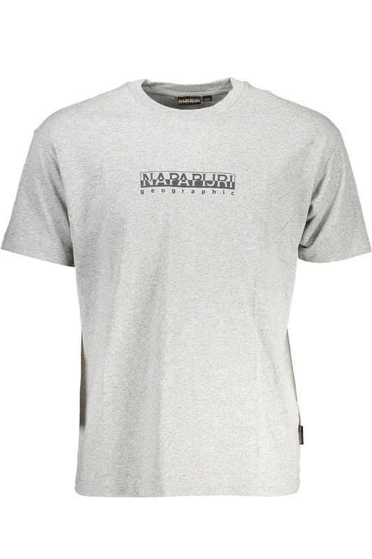 NAPAPIJRI T-SHIRT Z KRÓTKIM RĘKAWEM MĘSKI SZARY