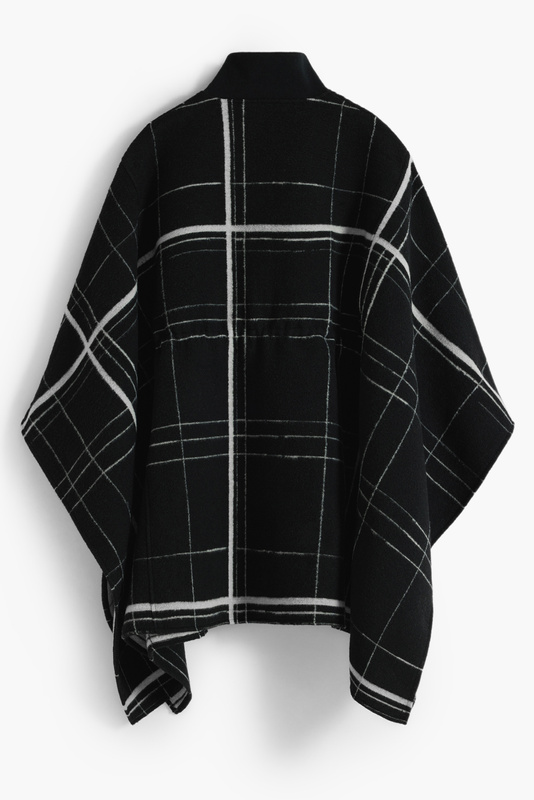 DESIGUAL PONCHO DAMSKI CZARNY