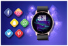 SMARTWATCH UNISEX GRAVITY GT1-2  PULSOMETR, WŁASNE TARCZE (sg015b)