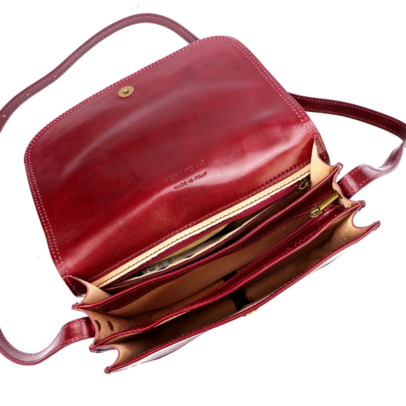 Florence Damska listonoszka skórzana klasyczna torebka przez ramię