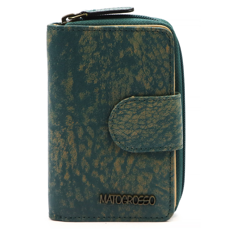 Mato Grosso pionowy duży damski portfel skóra naturalna portmonetka RFID