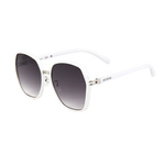 Okulary GUESS GF0407-21B. Okulary przeciwsłoneczne, Kolor biały. Kobieta.