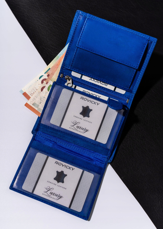 Skórzany męski portfel Wild N4-CHM-NL RFID