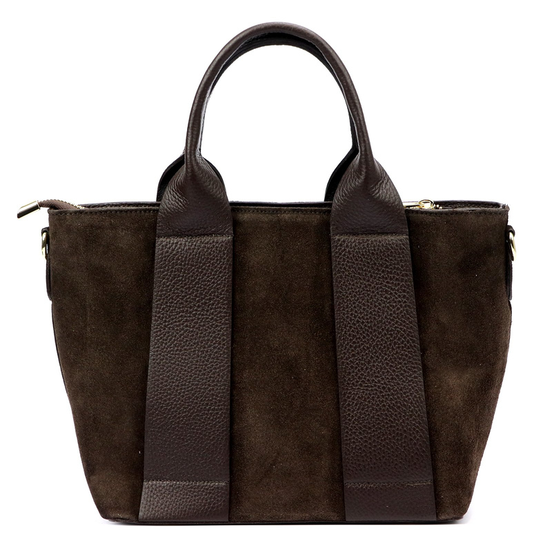 Vera Pelle damska shopperbag skóra naturalna kuferek z organizerem stylowy