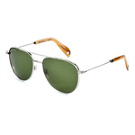 Okulary HALLY&SON DEUS DH509S02. Okulary przeciwsłoneczne, Kolor srebrny. Unisex.