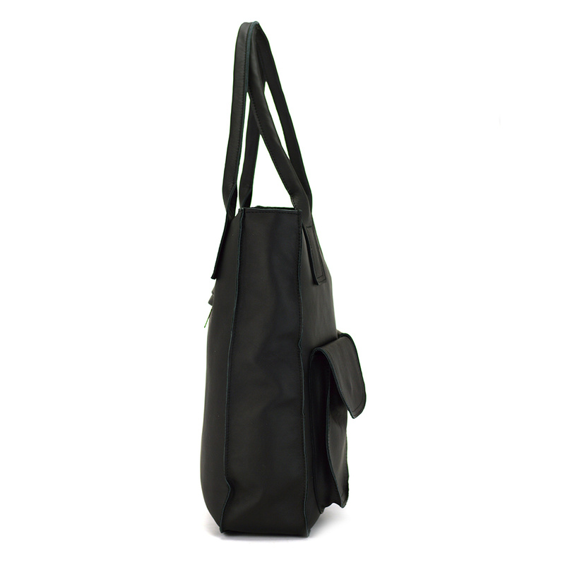 Angelo Torebka na ramię Duża damska shopperbag z kieszeniami skórzana