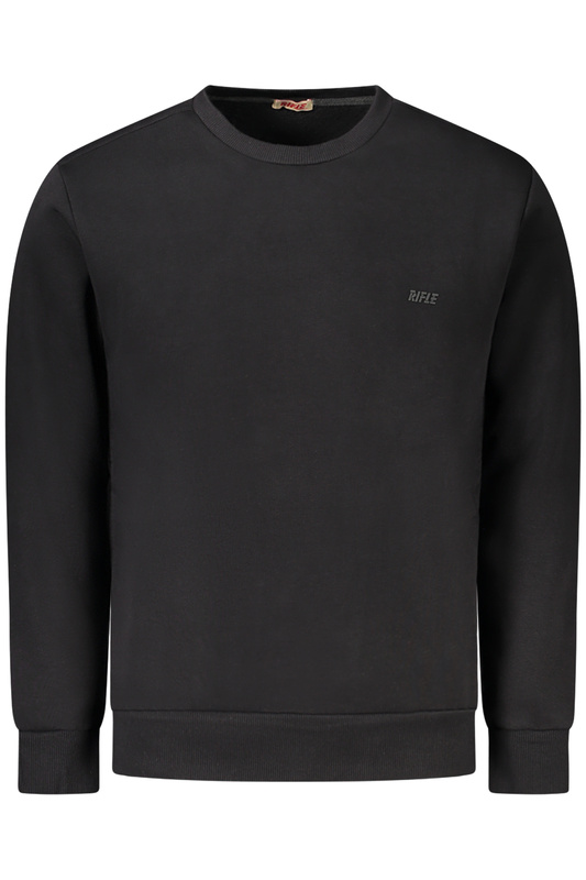 BLUZA Z KARABINEM BEZ ZAMKA MĘSKA CZARNA