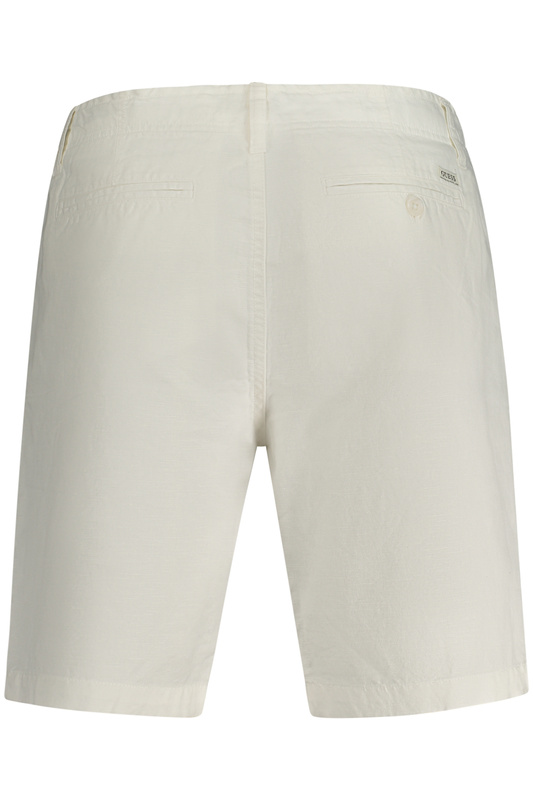 GUESS JEANS MĘSKIE SPODNIE spodenki BIAŁE