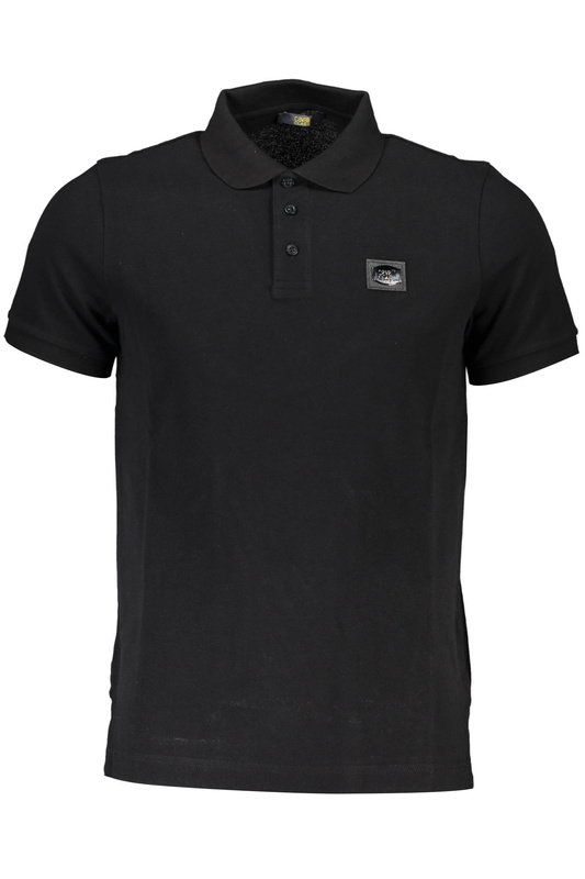 CAVALLI CLASS POLO KRÓTKI RĘKAW MĘSKI CZARNY