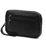 Nordee męska saszetka skóra naturalna torba do ręki z kieszeniami