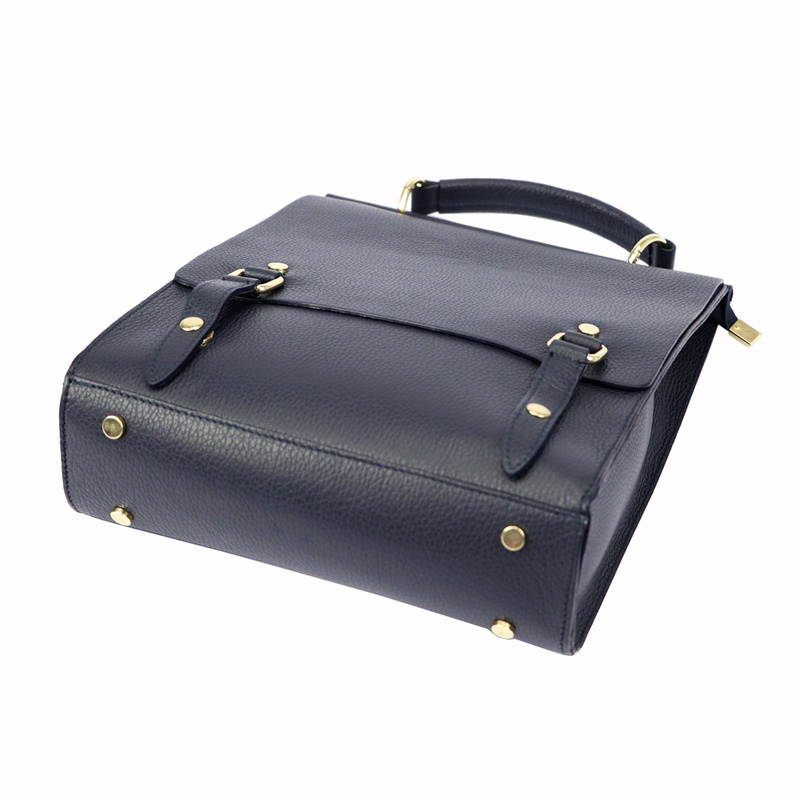 Luka plecak miejski damski skóra naturalna styl vintage z kieszeniami