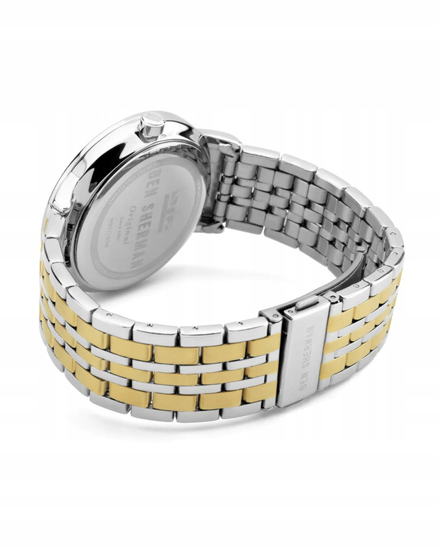 Zegarek BEN SHERMAN WB071GSM. Kwarcowy, Kolor szary. Mężczyzna.